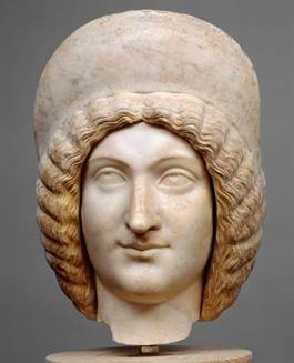 Julia Domna wife of Septimus Severus ca 193-210 CE   Kunsthistorisches Museum Wien  Inv.-Nr. ANSA_I_147